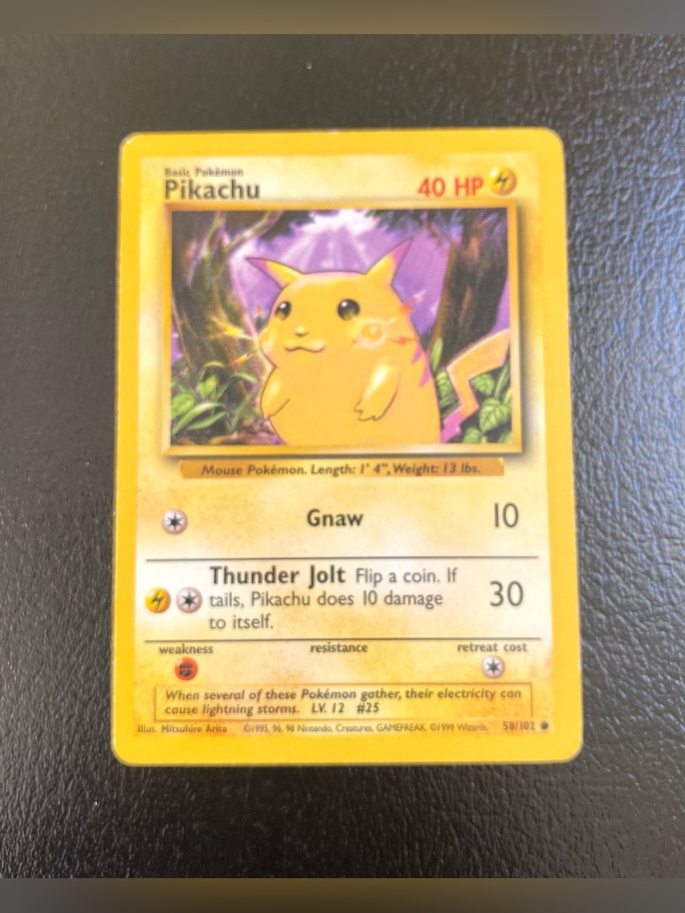 Pokémon Card Pikachu 58/102 - Picture 2 of 9